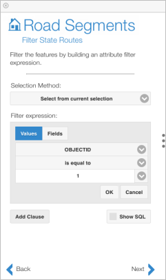 Attribute selection method chosen Attribute selection method chosen